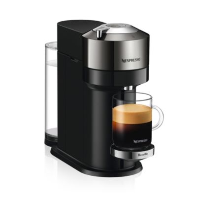 Vertuo Next Deluxe by Breville with Aeroccino Milk Frother, Dark Chrome