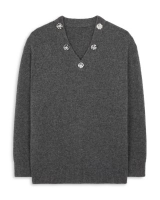 CHRISTOPHER KANE - Crystal V Neck Sweater