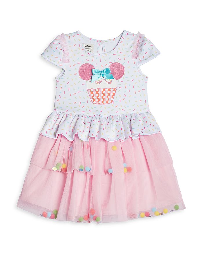 Pippa Julie Girls Minnie Cupcake Tiered Dress Little Kid Big