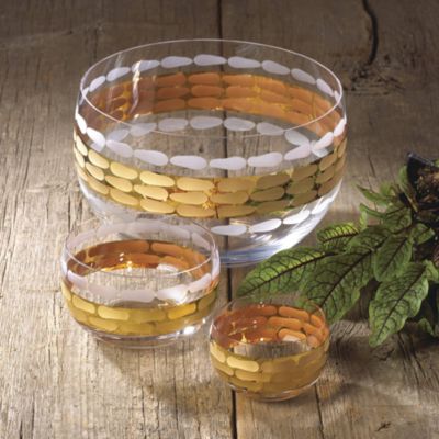 Truro Gold &amp; Platinum Glass Giftware