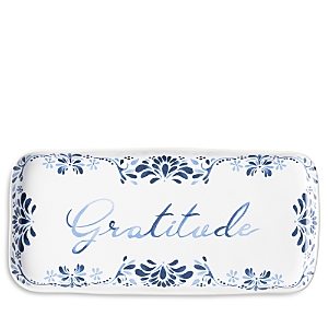 Juliska Iberian Journey Indigo Gratitude Tray