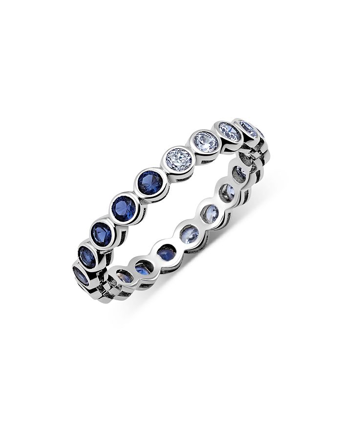 Crislu Half and Half Bezel Set Eternity Band Bloomingdale s
