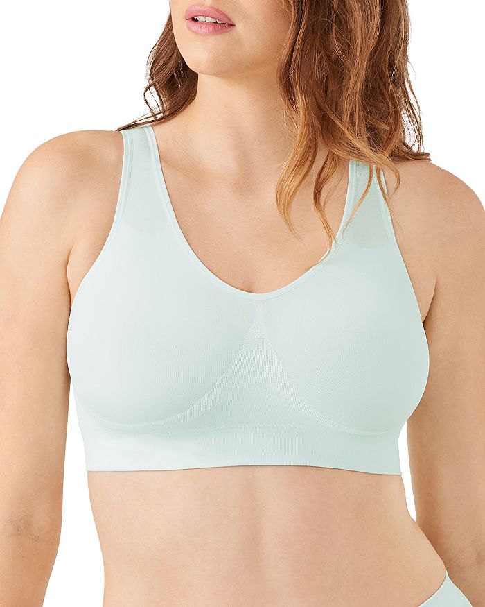Wacoal B.smooth Wireless Padded Bralette In Hushed Green