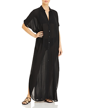 Aqua Swim Maxi Dress Cover Up - 100% Exclusive In Black