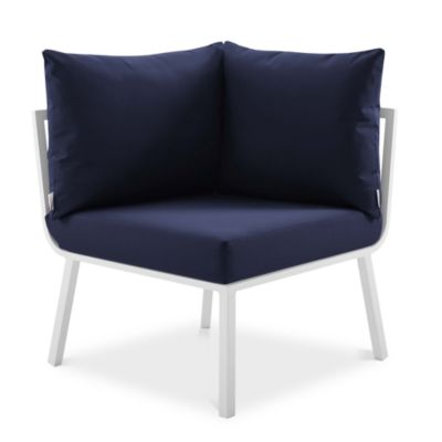  Riverside Outdoor Patio Aluminum Corner Chair