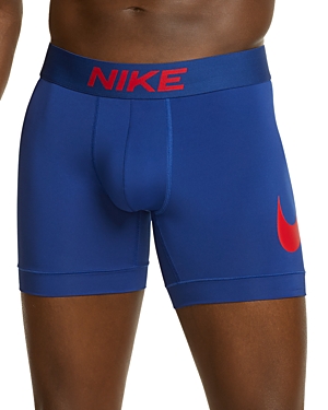 Nike Essential Stretch Boxer Briefs In Deep Royal/university Red