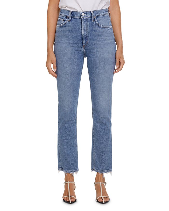 AGOLDE Wilder Straight Ankle Jeans in Cascadia | Bloomingdale's