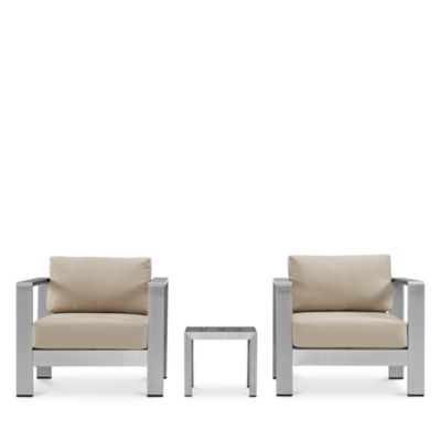  Shore 3 Piece Outdoor Patio Aluminum Set