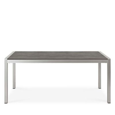 Shore Outdoor Patio Aluminum Dining Table