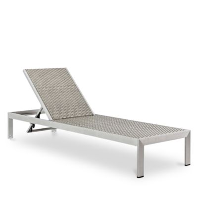 Shore Outdoor Patio Aluminum Rattan Chaise