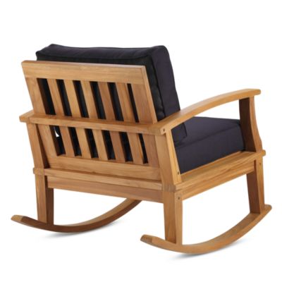 Marina Outdoor Patio Teak Rocking Chair