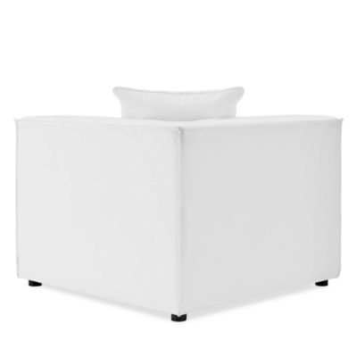 Saybrook Outdoor Patio Upholstered Sectional Sofa Corner Chair