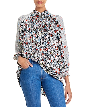 See by Chloe Floral Print High Neck Top