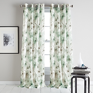 Dkny Modern Bloom Grommet Panel, 50 X 84 In Mist