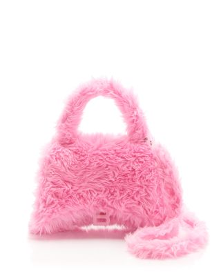 Balenciaga fur bag sale