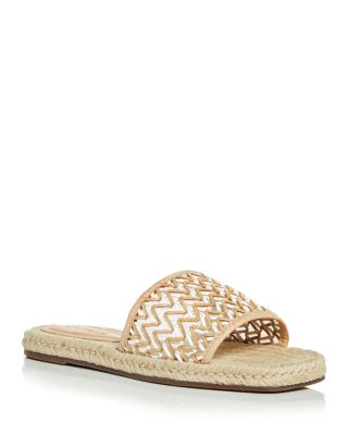 SCHUTZ Women's Bally Woven Espadrille Slide Sandals Bloomingdale's