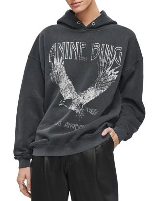 Anine bing outlet rowe hoodie camel