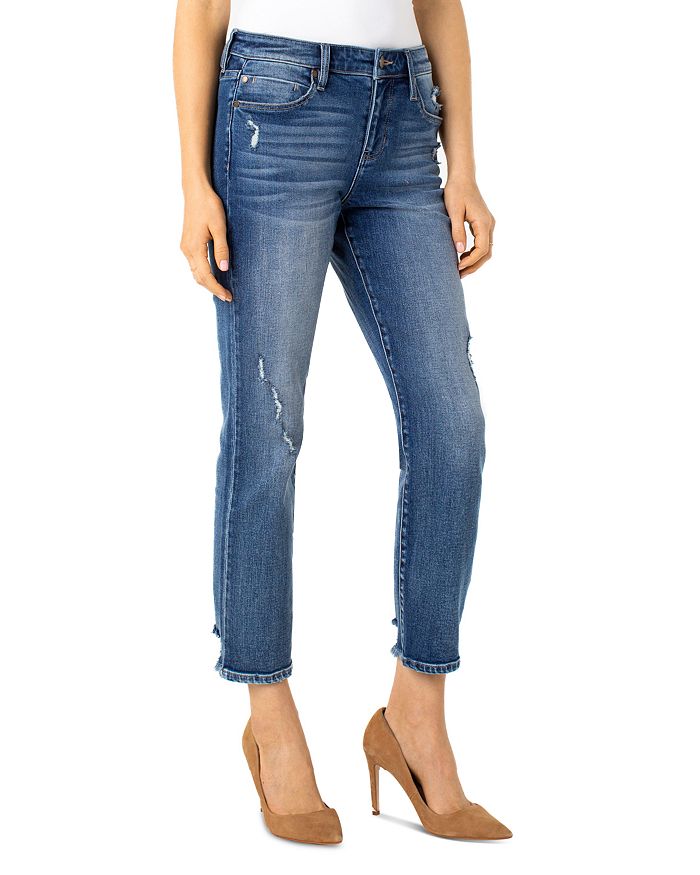 Liverpool Los Angeles Cropped Straight Leg Jeans in Kennedy ...