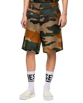 Short Camouflage Diesel P-Bert Taille 30 - Neuf Avec étiquettes, Beige