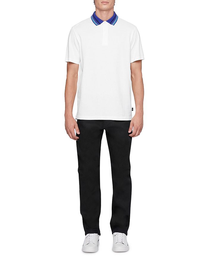PS Paul Smith Contrast Collar Short Sleeve Polo Shirt | Bloomingdale's