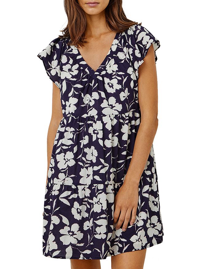 VELVET BY GRAHAM & SPENCER VELVET BY GRAHAM & SPENCER KELLIE FLORAL RUFFLE DRESS KELLIE04