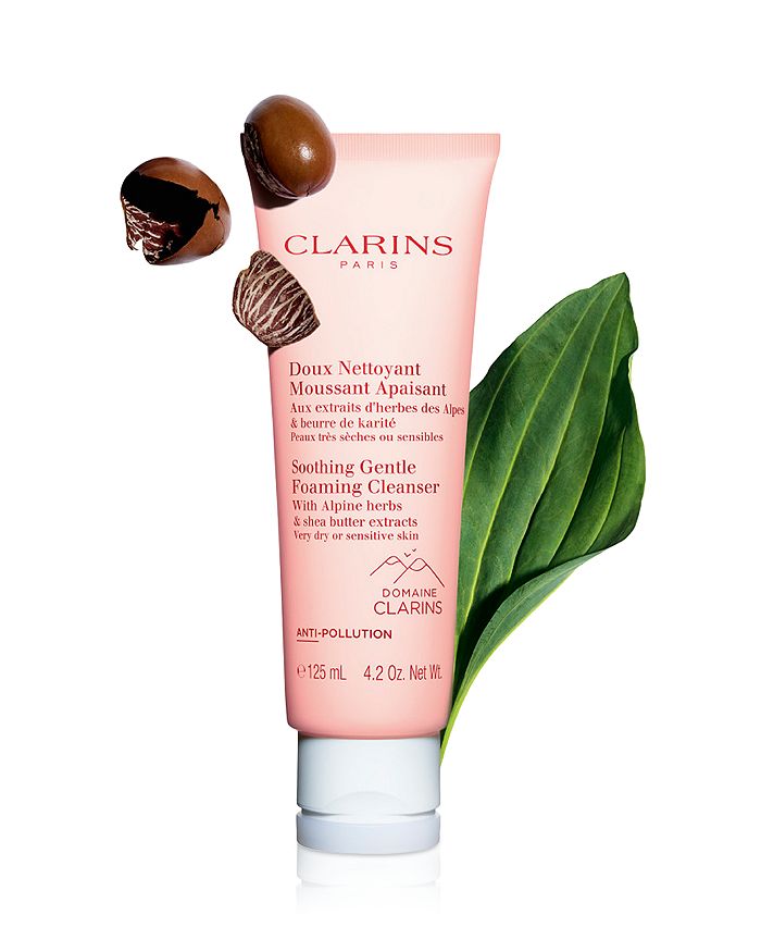 Shop Clarins Soothing Gentle Foaming Cleanser With Shea Butter 4.2 Oz. In No Color