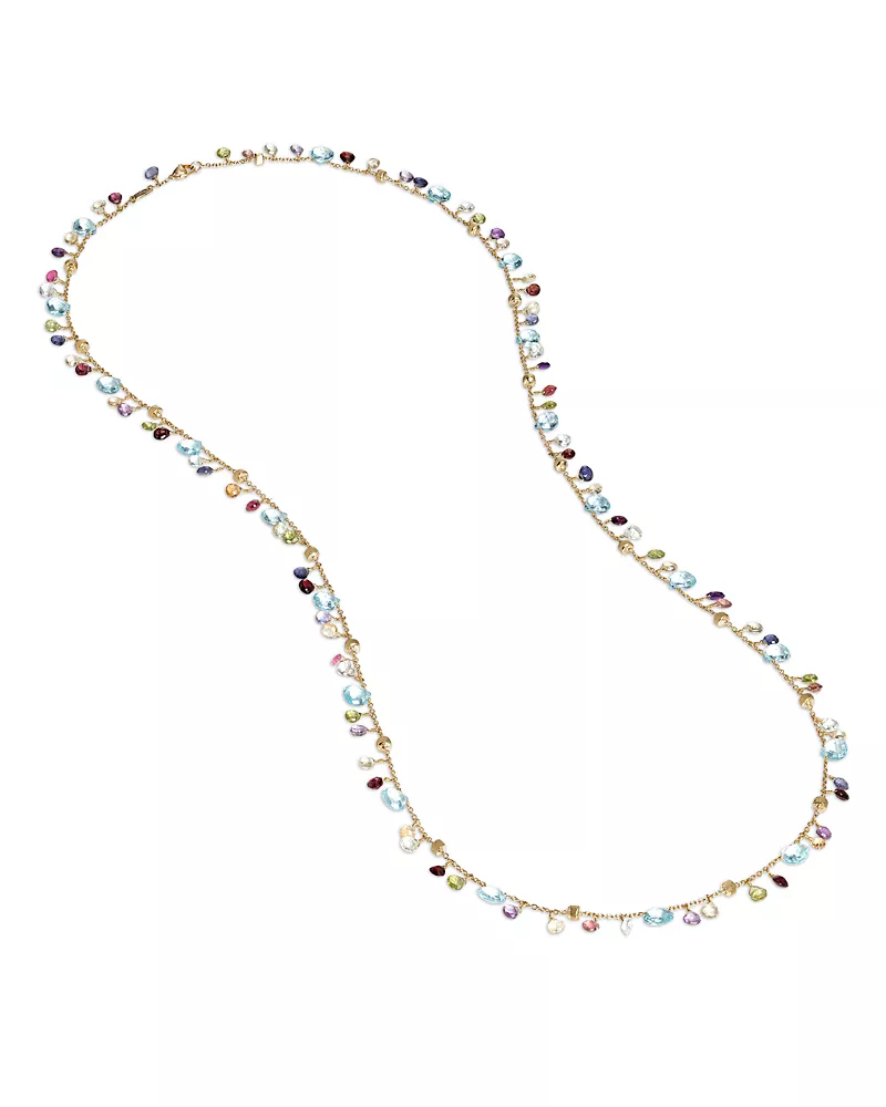 Marco Bicego 18K Yellow Gold Paradise Mixed Gemstone Long Necklace, 36