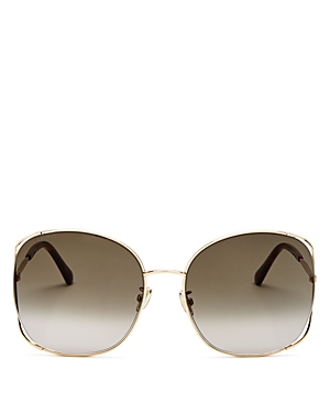 JIMMY CHOO WOMEN'S SQUARE SUNGLASSES, 61MM,TINKAGSK