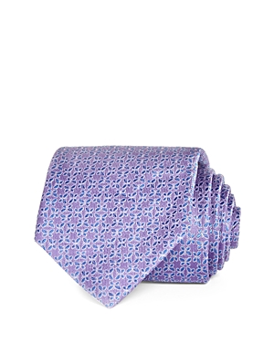 The Men's Store At Bloomingdale's Floral Medallion Neat Silk Classic Tie - 100% Exclusive In Lavender