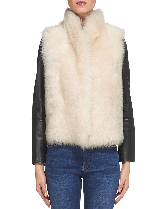 Whistles Shearling Vest Bloomingdale's