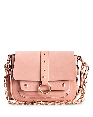 Zadig & Voltaire Kate Leather Crossbody In Rose