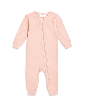 Petit Lem Kids' Firsts By  Unisex Ribbed Coverall - Baby In Light Pink