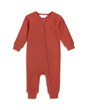 Petit Lem Kids' Firsts By  Unisex Ribbed Coverall - Baby In Red