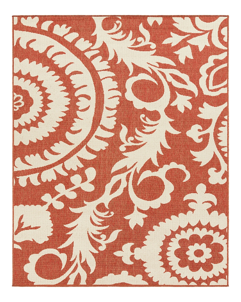 Surya Alfresco Alf D Area Rug, 7'3 X 10'6 In Rust