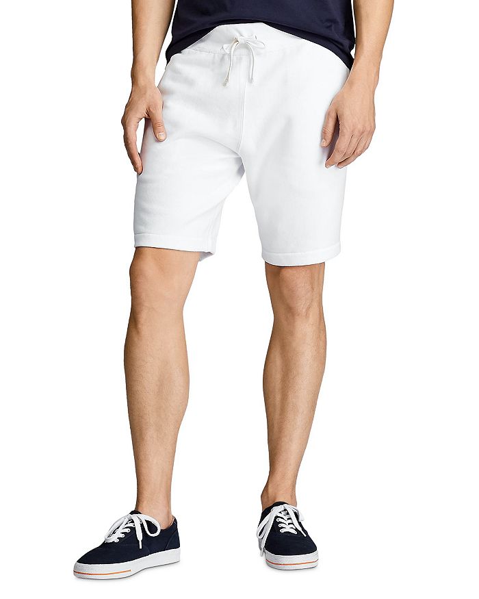 Polo Ralph Lauren 9.5 Rl Fleece Shorts In White