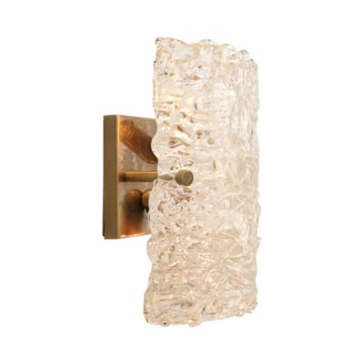 Swan Curved Glass Sconce