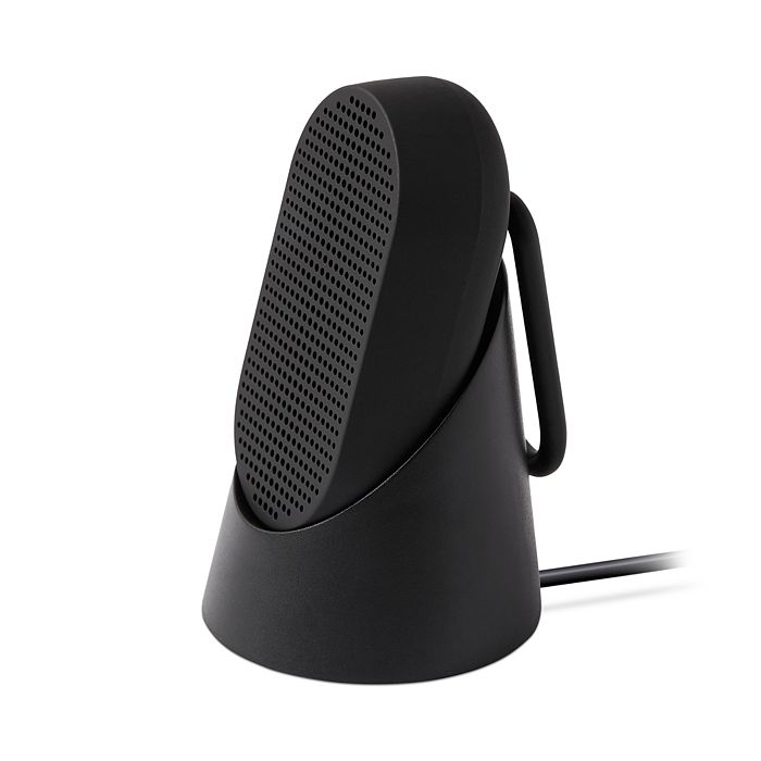 Lexon Mino T Bluetooth Speaker With Integrated Carabiner In Matte Black