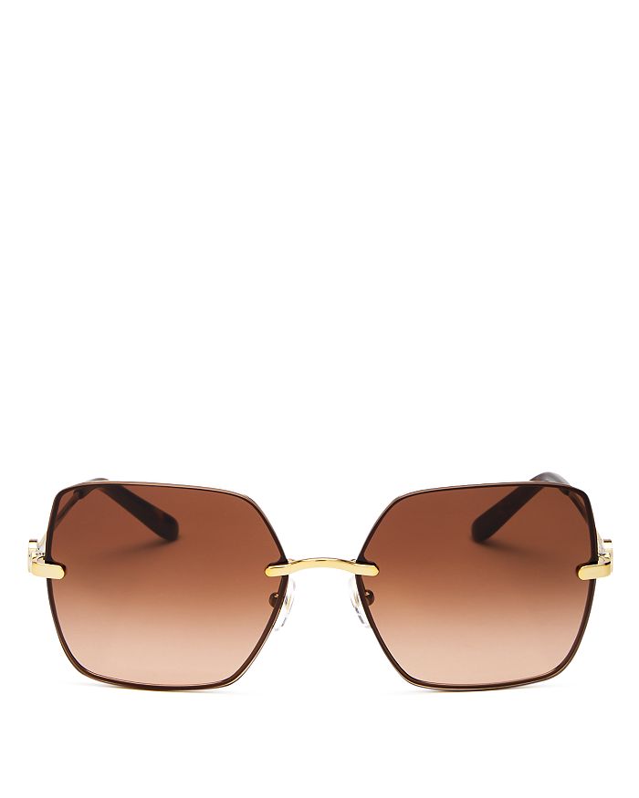 TORY BURCH SQUARE SUNGLASSES, 58MM,TY608058-Y