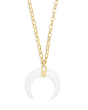 KENDRA SCOTT REBECCA CRESCENT PENDANT NECKLACE, 28,N1542GLD