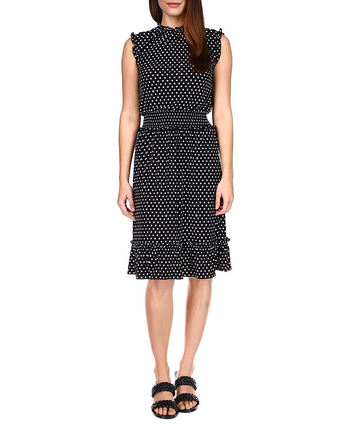 Michael kors sleeveless smocked dress best sale
