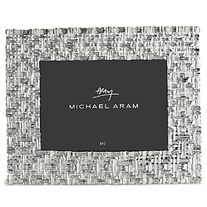 Shop Michael Aram Michale Aram Palm Frame, 5 X 7 In Silver