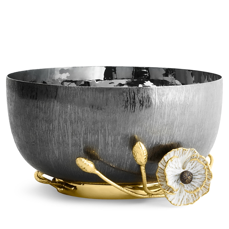 Michael Aram Anemone Medium Bowl In Black