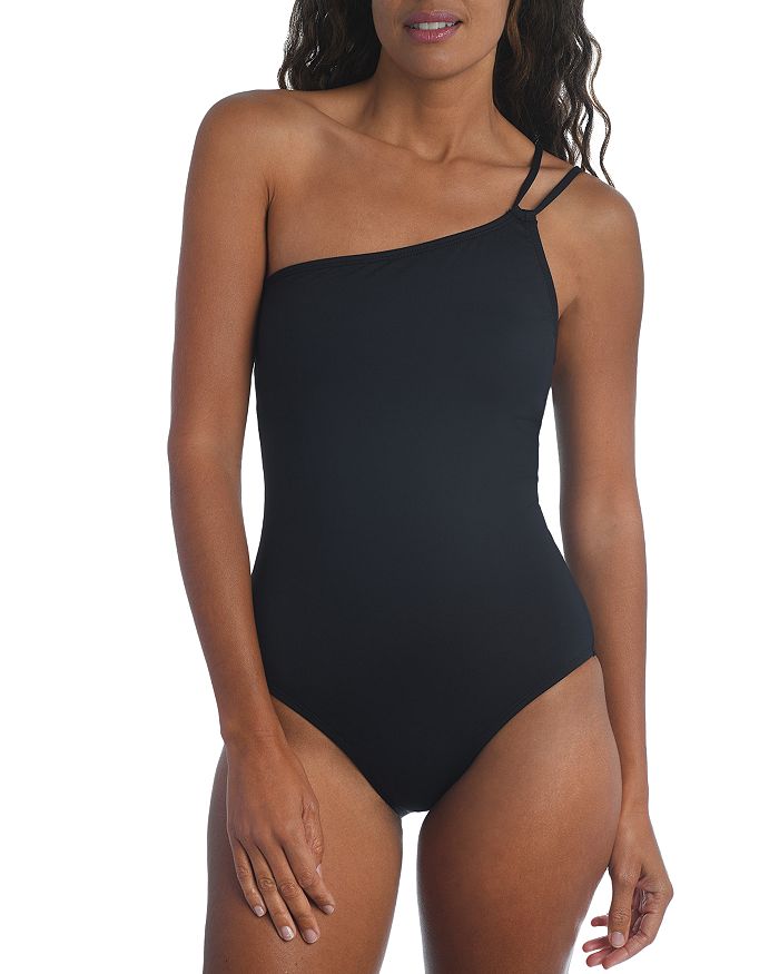 Shop La Blanca One-shoulder One Piece Swimsuit In Black