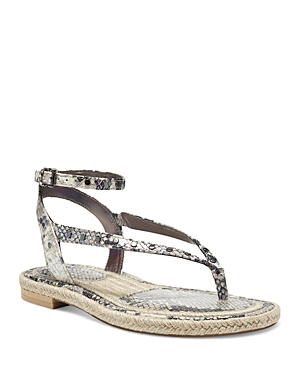 Vince Camuto Women's Kalmia Ankle Strap Studded Sandals In Gray