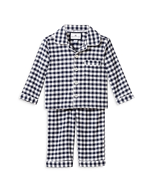 Shop Petite Plume Unisex Classic Pajama Set - Baby, Little Kid, Big Kid In Navy