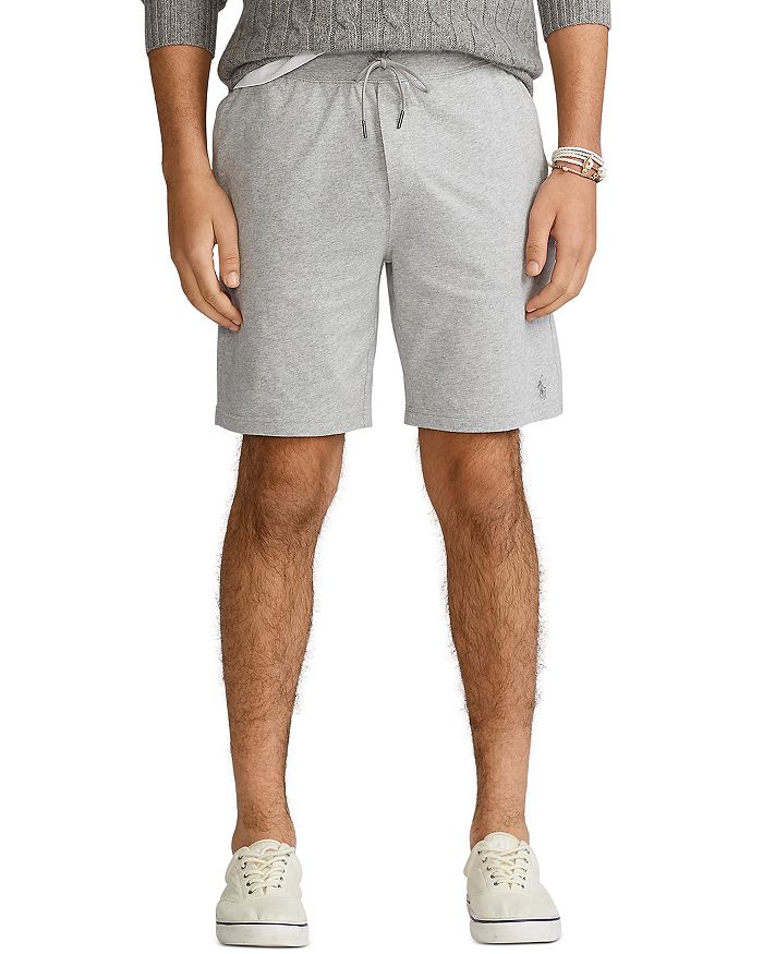 Polo Ralph Lauren 7-inch Sueded Jersey Shorts In Grey Heather