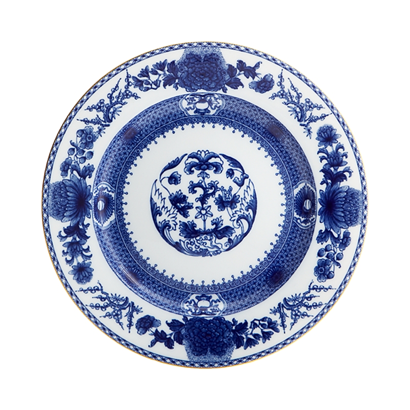 Mottahedeh Imperial Blue Porcelain Bread & Butter Plate