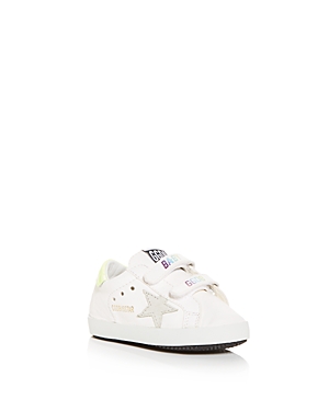 Golden Goose Deluxe Brand Unisex Baby School Low Top Sneakers - Baby In White/ice