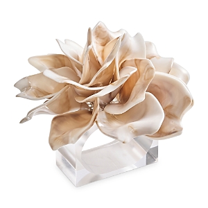 Kim Seybert Dahlia Napkin Ring In Ivory