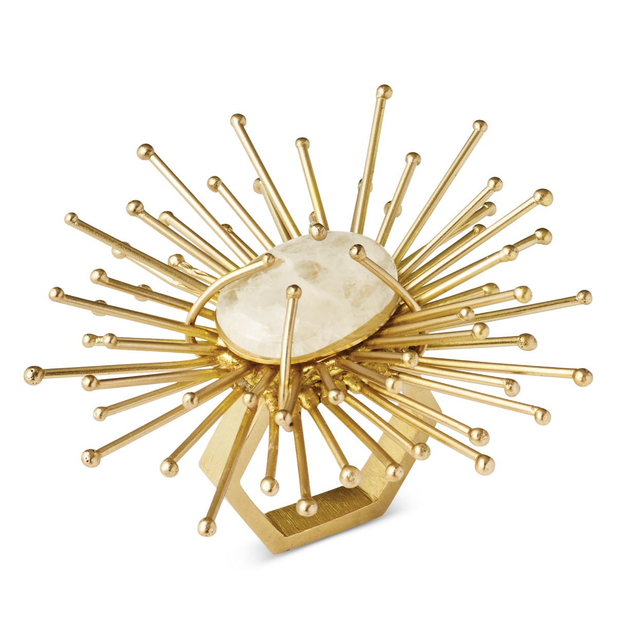 Kim Seybert Flare Napkin Ring in Gold